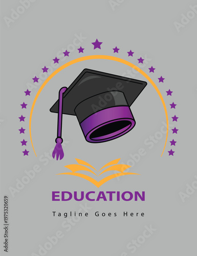 Premium Educational Logo Design.