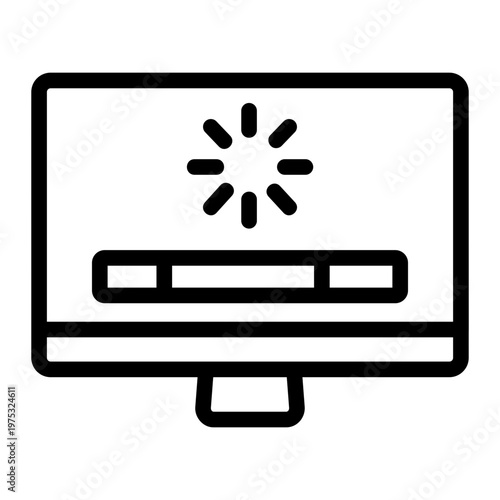 Loading spinner Line Icon