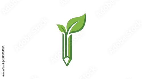 Eco-Friendly Education Logo Concept