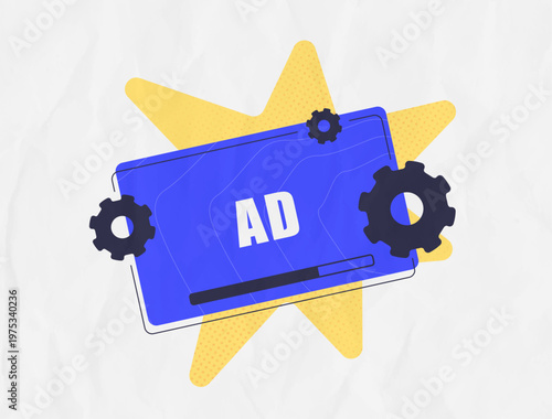 Programmatic video ad optimization improves campaign performance, creative ads testing with audience targeting, budget efficiency, AI 2026 trends, digital video advertising strategy illustration