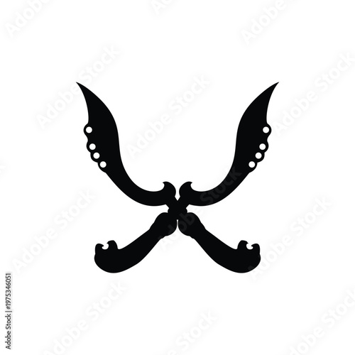 Kujang Siluet Vector Image And Illustration