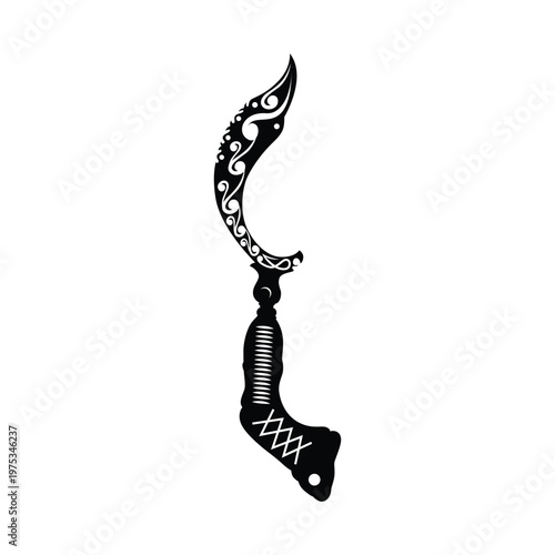 Kujang Siluet Vector Image And Illustration