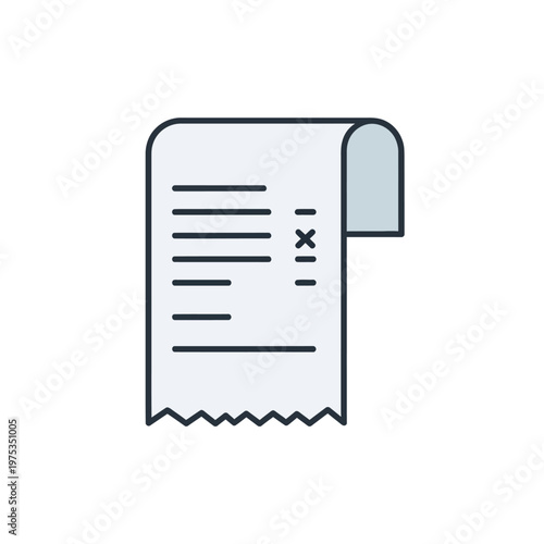 Detailed receipt showcasing items purchased and total
