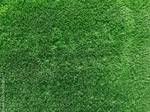 Photography Artificial green grass texture background, top view of synthetic turf for landsc