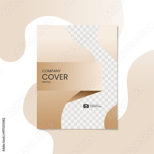 modern company profile cover design template for brand promotion