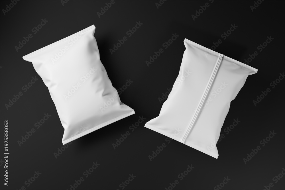 Naklejka premium white paper on black background