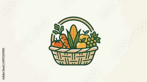 Fresh Produce Basket Logo