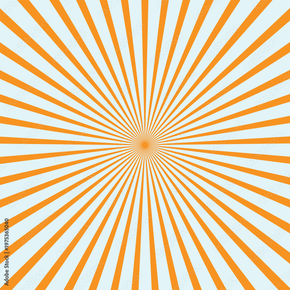 Fototapeta premium Ray star template burst background design. Color sun pattern Vector illustration . EPS 10 .