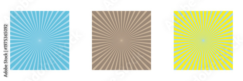 Ray star template burst background design. Color sun pattern Vector illustration . EPS 10 .