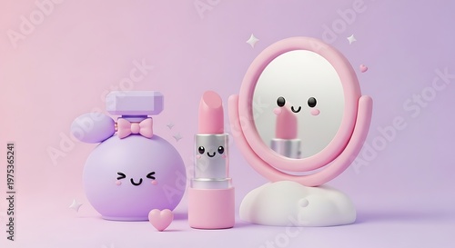 An isolated glass bottle of pink nail polish sits on a white background as a liquid cosmetic treatment for spa relaxation and beauty care
