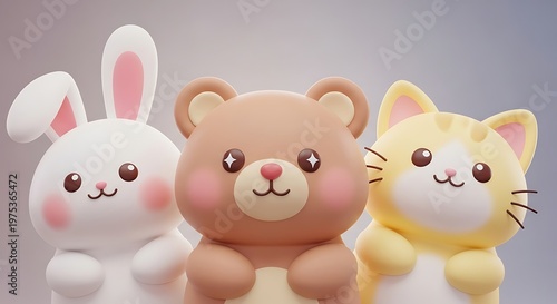 A cute pink piggy bank figurine sits beside a chocolate Easter bunny and colorful eggs as a funny childhood gift for saving money