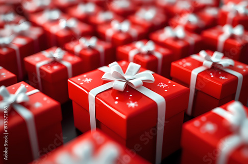 Red Gift Boxes for the Holidays