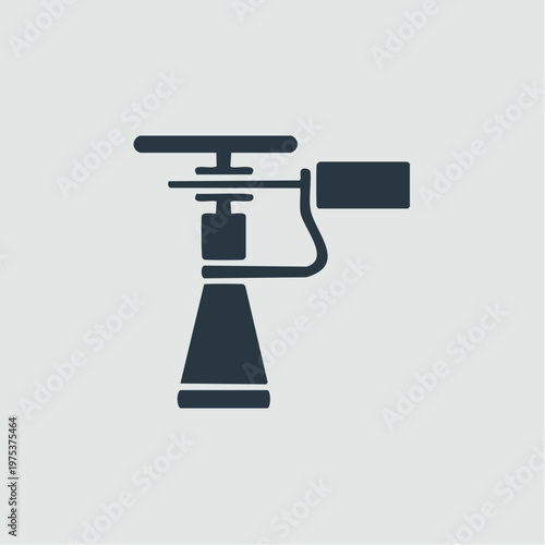 Simple icon of a coffee grinder.