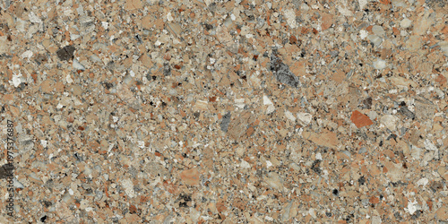 Photos Brown Terrazzo with Mixed Stone Chips