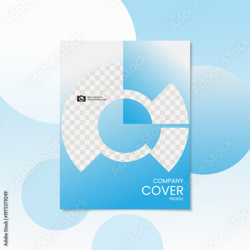 modern company profile cover design template for brand promotion