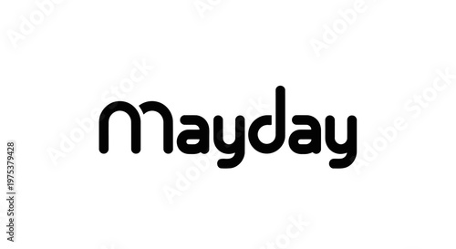 Mayday logo displayed on a clean white background with a simple design