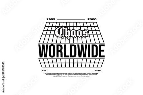 streetwear urban fashion template for printing