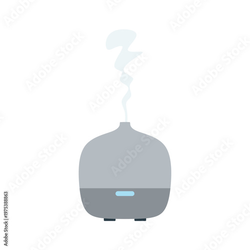 Aromatherapy Diffuser Home Wellness Vector Illustration