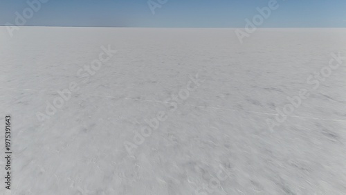 Lake Manitoba Frozen at Delta Beach