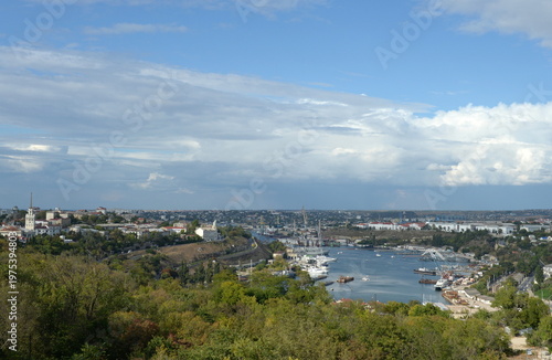 View of the Southern Bay of Sevastopol from the Ferris wheel