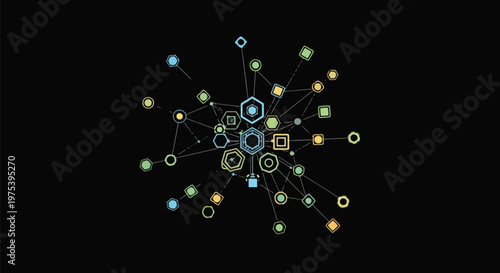 Abstract Minimal Icon Netwo...