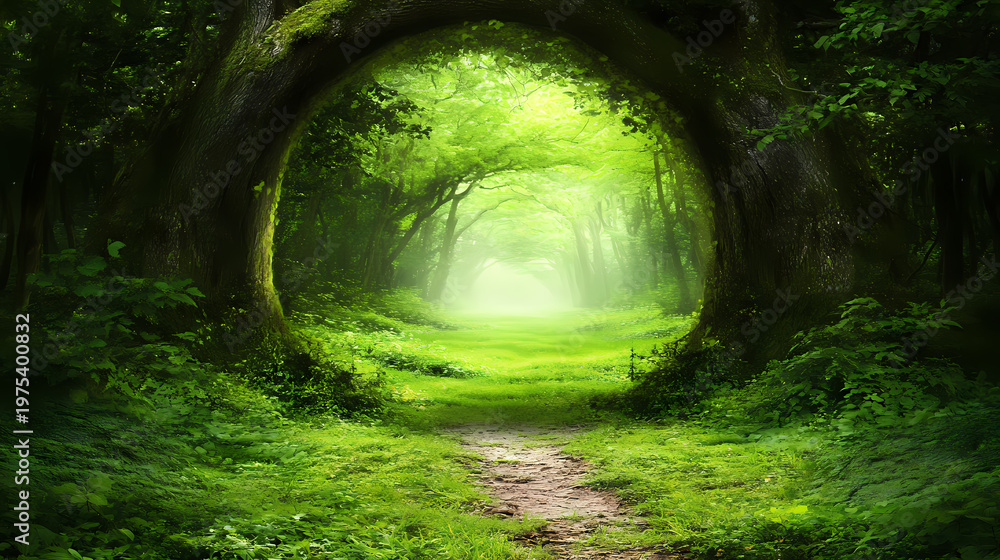 Fototapeta premium Enchanted Forest Pathway