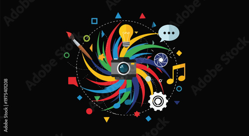 Creative Abstract Vector Pa...