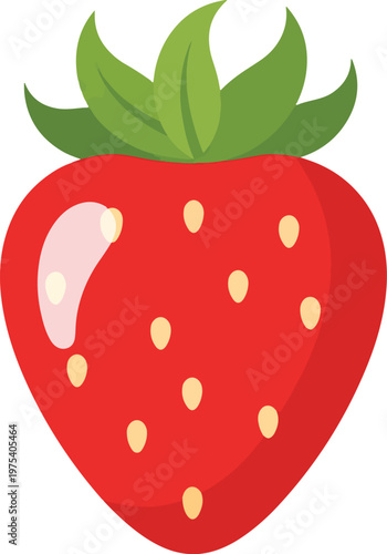 Flat Design Isolated Red St...