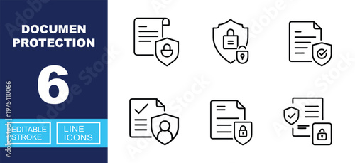 Document Protection and Secure Information Management. Includes Encrypted Digital Document, Verified Paper License, Confidential File Shield, Authorized User Access, Locked Document Integrity.