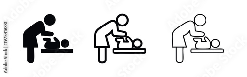 Megaphone icons in solid and outline styles for marketing, announcement, and social media advertising design.