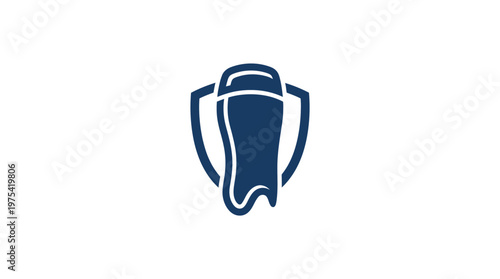 Abstract Beer Glass Logo on White Background