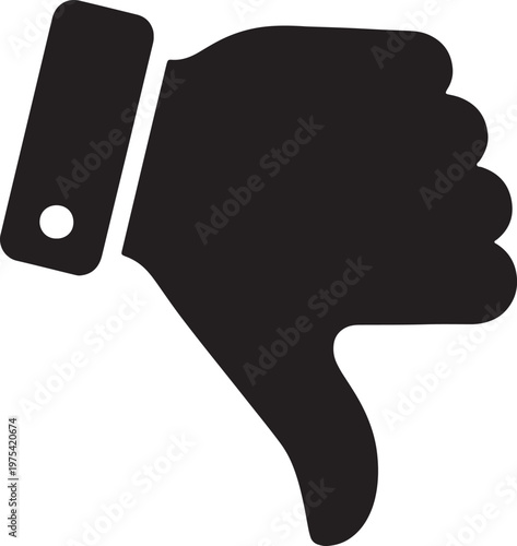 Thumbs down icon showing negative feedback on checkered backgrounds.