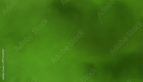 Abstract dark green smoke texture background with soft bokeh effect