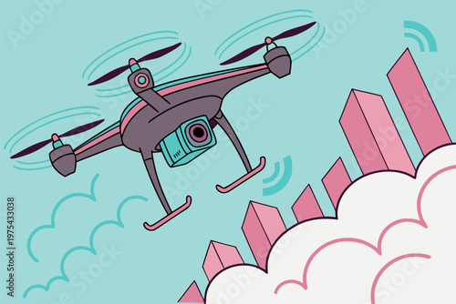 Two compact interceptor drones with four rotors and fixed wings for anti-drone aerial defense.