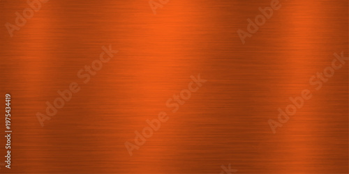 Abstract textured background of brushed orange metal, displaying a seamless gradient, showcasing a rich and inviting aesthetic.