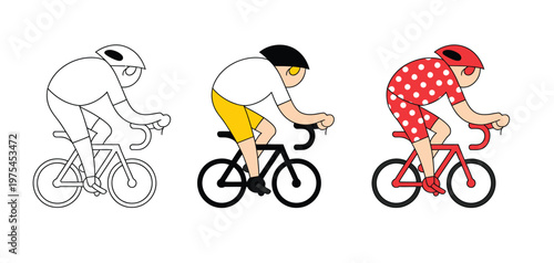 World Bicycle Day race tour, sport icon concept featuring cyclist, cycling symbol, mountain bike activity, bicycle road journey background, dynamic route path, and location pin marker for navigation 