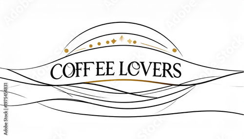 Coffee Lovers - A Simple and Elegant Logo Design.