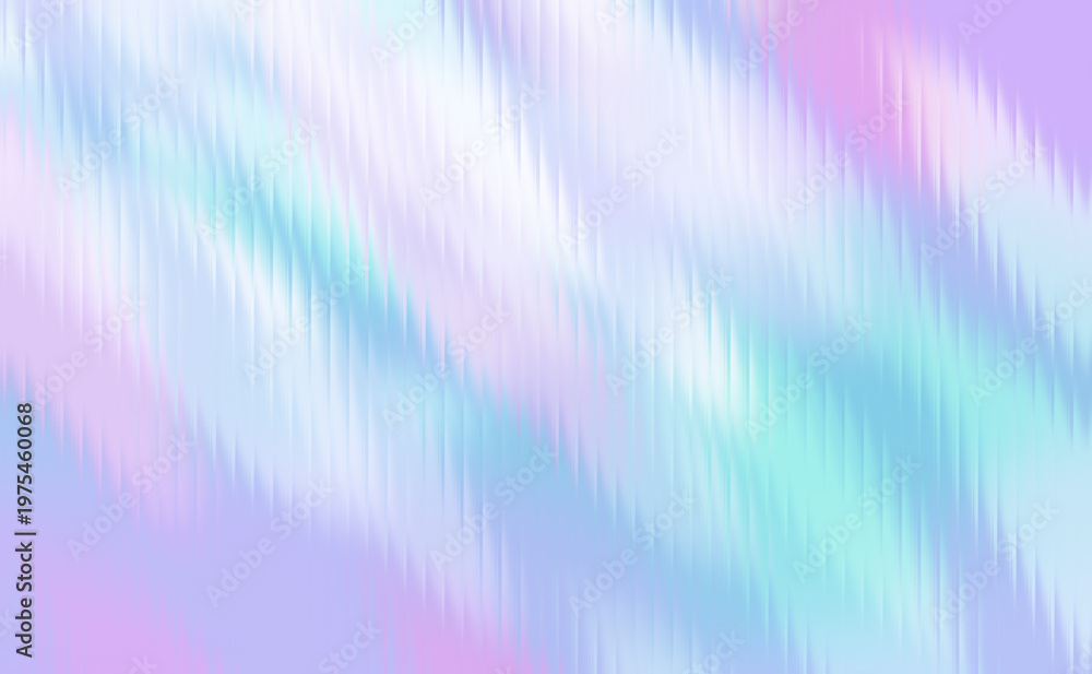 Fototapeta premium abstract glass texture background with vertical pastel gradient lines and soft holographic glow, translucent frosted surface with smooth blur and modern light streaks for digital design