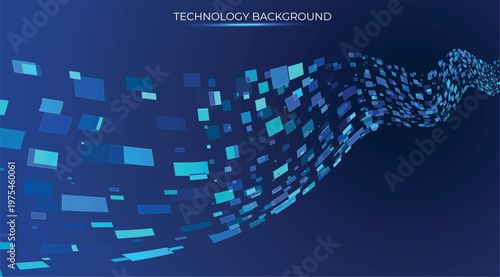 Dynamic flowing tech background with luminous grids simulating moving data streams. Neon lines pulse through space, for cyber networks, AI visuals, and futuristic UI. High-tech, Technology concept