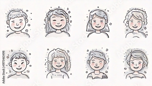 Collection of diverse portraits showcasing various emotions and expressions.