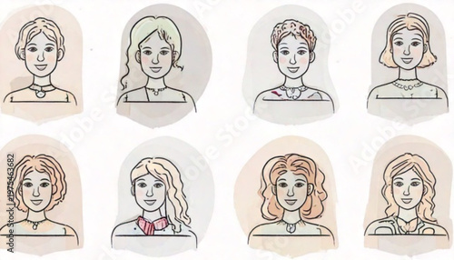 Collection of diverse portraits showcasing various individuals with unique expressions and styles.