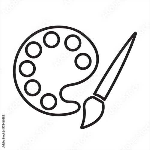 Paint vecor icon set. Stock vector illustrator. EPS 10