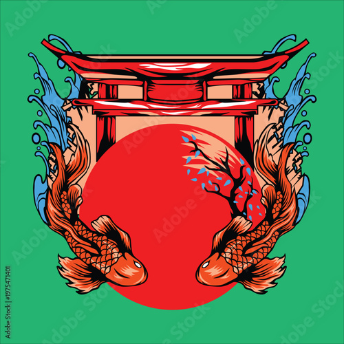 japanese syle background motorcycle club for you need