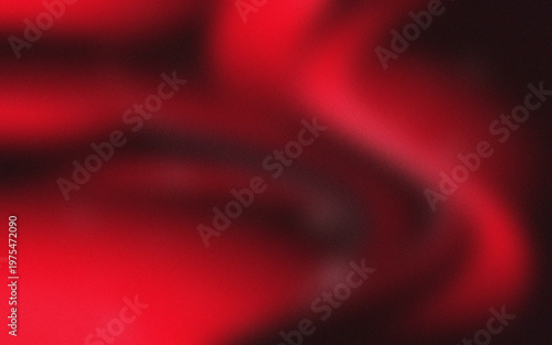Abstract red flowing waves background smooth glossy gradient texture