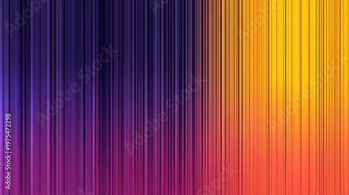 Abstract Vertical Gradient Background With Blue Purple Orange Yellow Hues And Black Lines Creating A Dynamic Modern Design