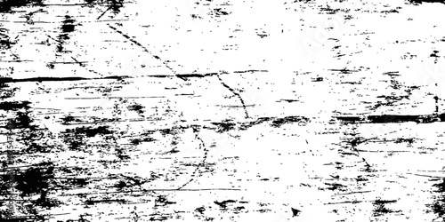 Black and White Grunge Vector Texture Overlay Distressed Scratched Surface Background