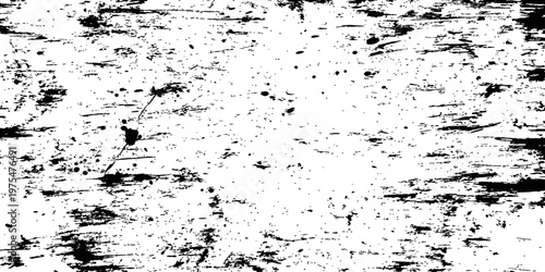 Abstract Black Grunge Texture Vector Overlay Distressed Background Rough Scratch Drip Paint Ink Splatter Effect