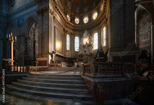 Duomo di Napoli (Naples Cathedral), gothic revival and baroque styled church in Naples, Italy
