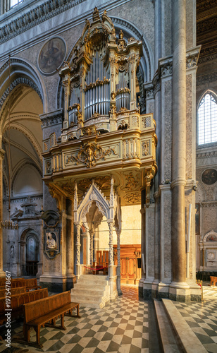 Duomo di Napoli (Naples Cathedral), gothic revival and baroque styled church in Naples, Italy
