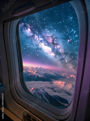 view from airplane window